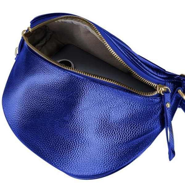 Glamour Shiny Gallantry Blå axelväska - GALLANTRY - Crossbody bältesväska - Shiny - Blandat