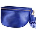 Miniatyrbild 4 av 4: Glamour Shiny Gallantry Blå axelväska - GALLANTRY - Crossbody bältesväska - Shiny - Blandat