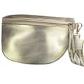 Miniatyrbild 4 av 4: Glamour Shiny Gallantry Gold Crossbody bältesväska