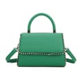 Miniatyrbild 1 av 4: Green Gallantry Studded Elegancy Handväska - GALLANTRY Brand - Kornigt utseende - Handburen - Blandat kön
