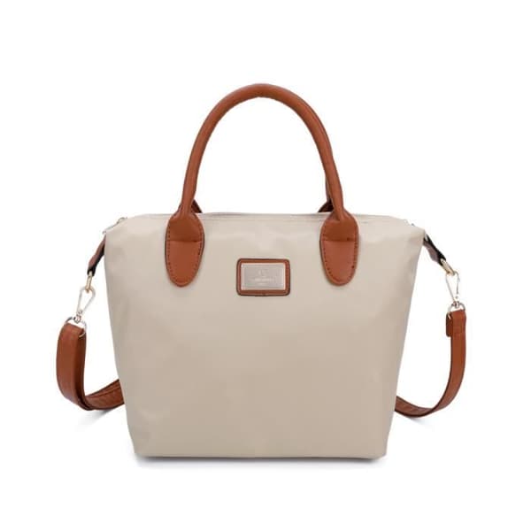 Tote Handväska - GALLANTRY - La Balade - Storlek S - Beige - Axelrem - Organiseringsfickor