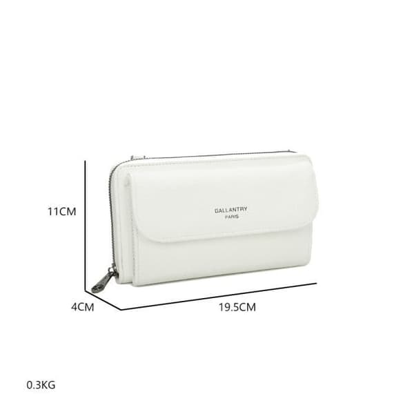 White Gallantry Leather Wallet Axelväska - Blandat - Slät - Ingen stängning
