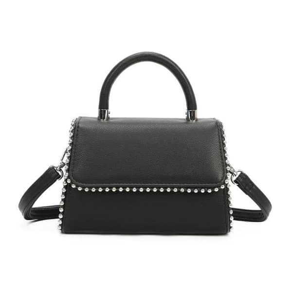 Gallantry Black Studded Elegancy Handväska - GALLANTRY Brand - Kornigt utseende - Handburen - Blandat kön