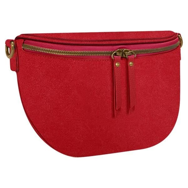 Sac Banane - GALLANTRY - Luna - Syntetiskt tyg - Rosa - Bärrem med dragkedja