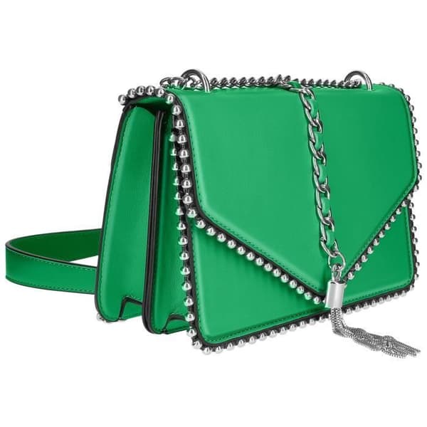 Handväska - GALLANTRY - Trendig med metallkedjehandtag - Grön - Unisex - Magnetstängning