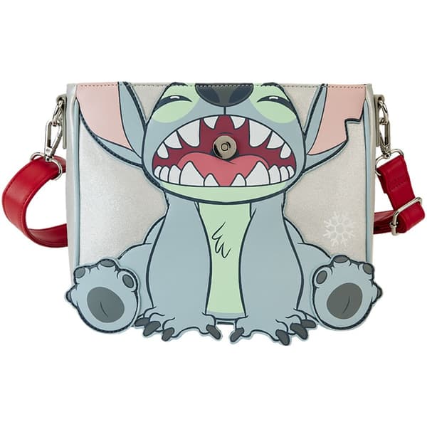 Loungefly Holiday Lilo Och Stitch-handväska Blå
