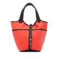 Miniatyrbillede 1 af 10: Pre-owned Hermès Toile Goeland and Swift Cargo Picotin Lock 18 Pink
