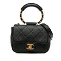 Pikkukuva 1 / 10: Pre-owned Chanel Mini In The Loop Flap Black