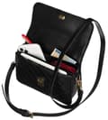 Miniatyrbild 1 av 9: Elegantní, prošívaná crossbody messenger kabelka - David Jones