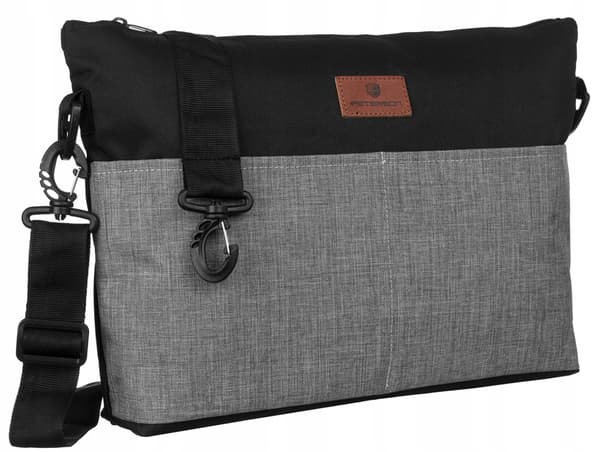 Messenger taske i polyester til kvinder med bred rem - Peterson
