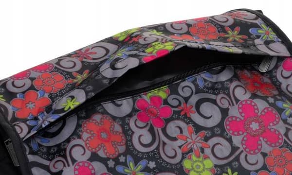 Ungdoms polyestertaske med bred, justerbar rem - Loren