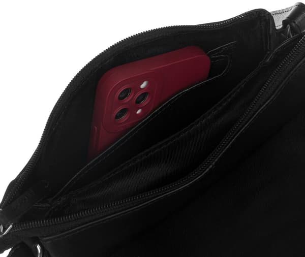 Dámská messenger taška z přírodní kůže - Peterson