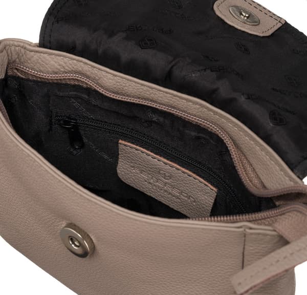 Elegantní dámská messenger taška z přírodní kůže - Peterson