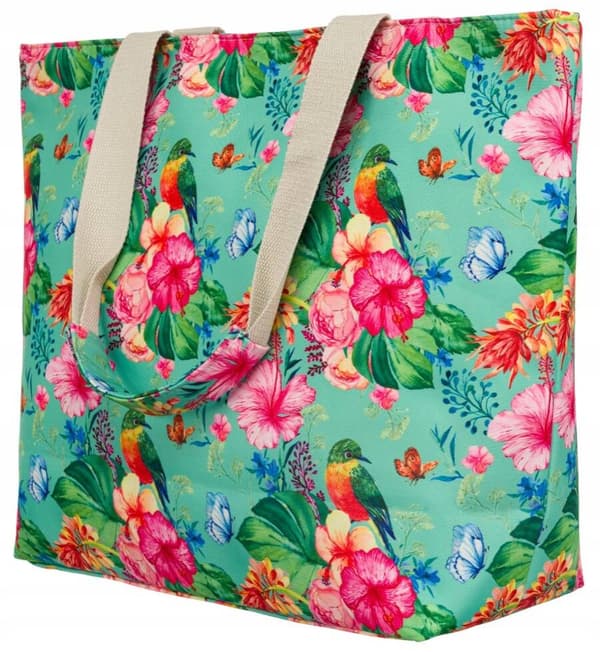 En stor forårs-sommer-shoppertaske til kvinder