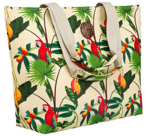 En stor forårs-sommer-shoppertaske til kvinder