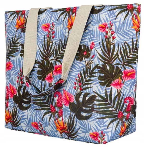 En stor forårs-sommer-shoppertaske til kvinder