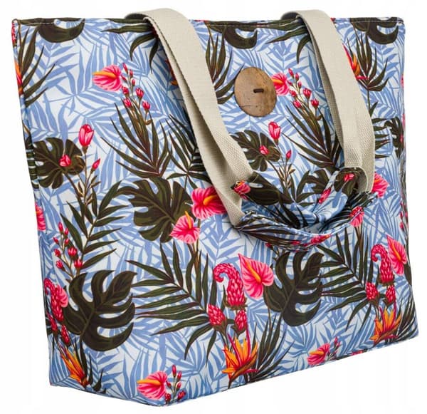En stor forårs-sommer-shoppertaske til kvinder