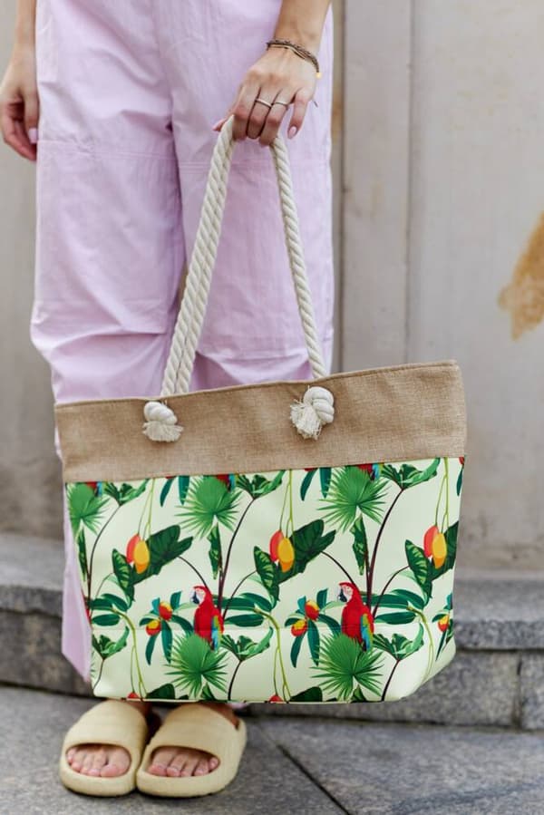 Strand shopper taske til kvinder