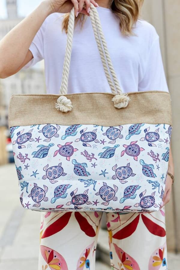 Strand shopper taske til kvinder