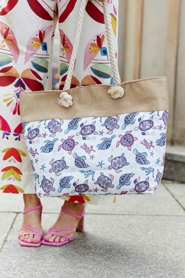 Strand shopper taske til kvinder