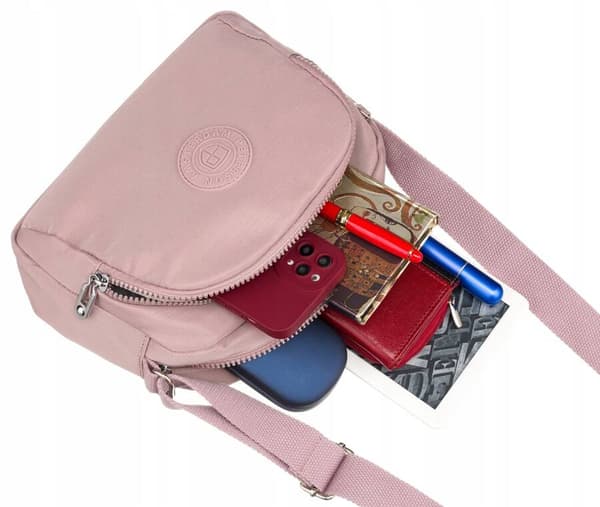 Messenger taske i nylon til kvinder - Peterson