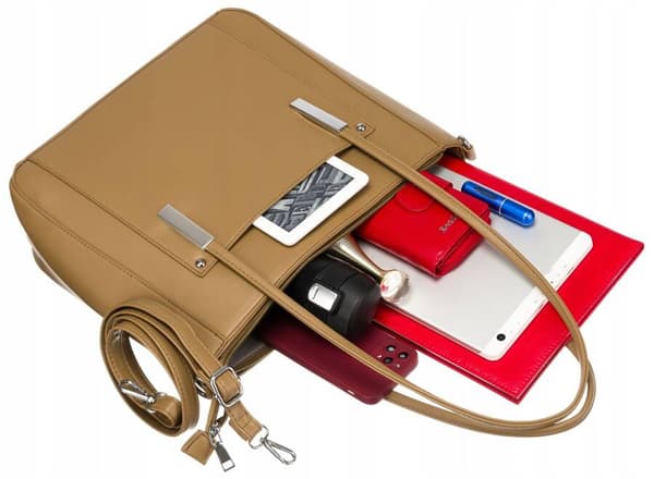 Klassisk shoppertaske til kvinder lavet af økologisk læder - Rovicky