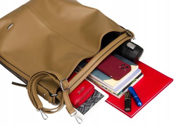 Klasická dámská shopper taška z ekologické kůže - Rovicky