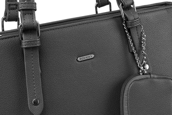 Dámská shopper taška z ekokůže s přídavnou kabelkou - Rovicky