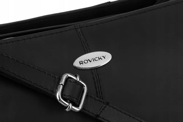 Malá, kožená dámská messenger taška - Rovicky
