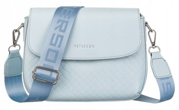 Dame øko-læder messenger bag med bred rem - Peterson