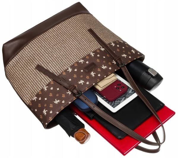 Velká dámská shopper taška s nastavitelnými uchy - David Jones