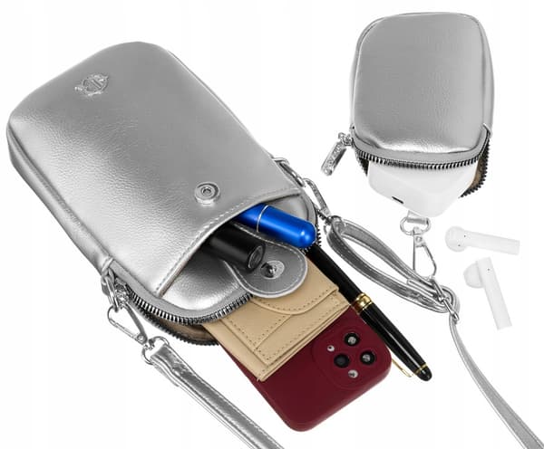 Dámská mini kabelka s přídavnou kabelkou z ekologické kůže - Rovicky