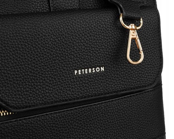 Økologisk laptoptaske i læder til kvinder - Peterson