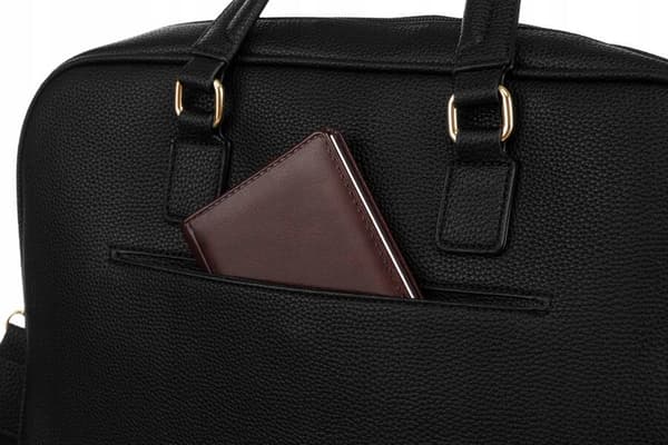Økologisk laptoptaske i læder til kvinder - Peterson