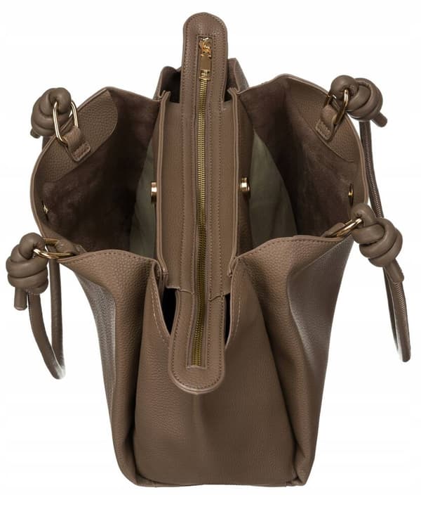 Shoppertaske i øko-læder til kvinder med bred rem - Flora&Co