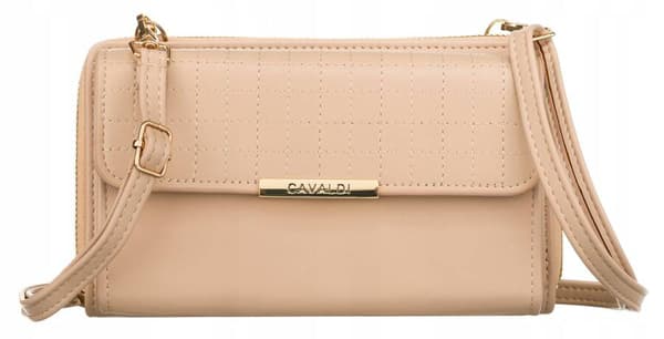 Elegantní mini peněženka s dlouhým odnímatelným popruhem - 4U Cavaldi
