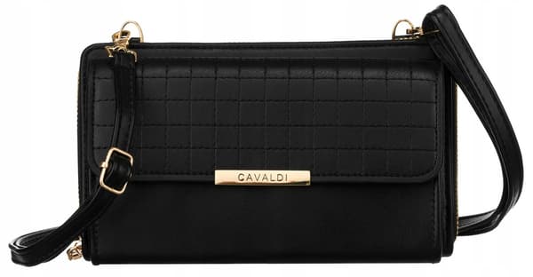 Elegantní mini peněženka s dlouhým odnímatelným popruhem - 4U Cavaldi