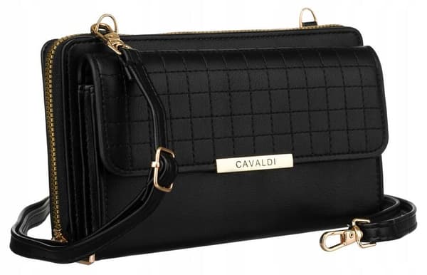 Elegantní mini peněženka s dlouhým odnímatelným popruhem - 4U Cavaldi