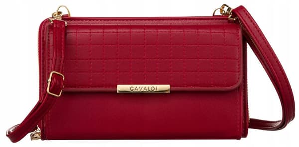 Elegantní mini peněženka s dlouhým odnímatelným popruhem - 4U Cavaldi