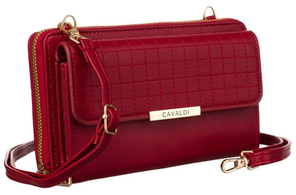 Elegantní mini peněženka s dlouhým odnímatelným popruhem - 4U Cavaldi