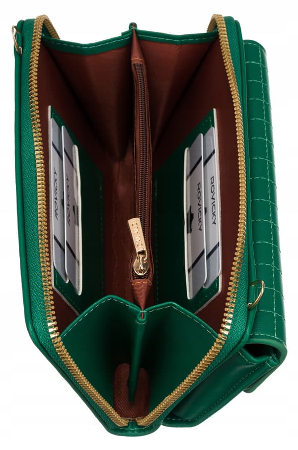Elegantní mini peněženka s dlouhým odnímatelným popruhem - 4U Cavaldi