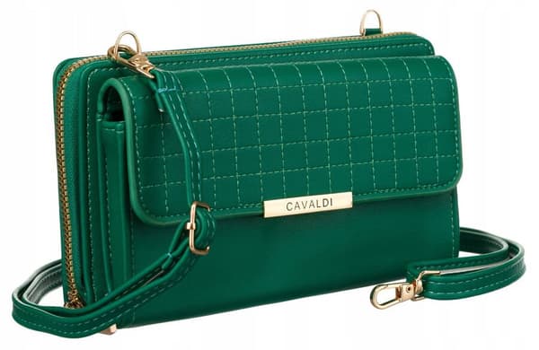 Elegantní mini peněženka s dlouhým odnímatelným popruhem - 4U Cavaldi