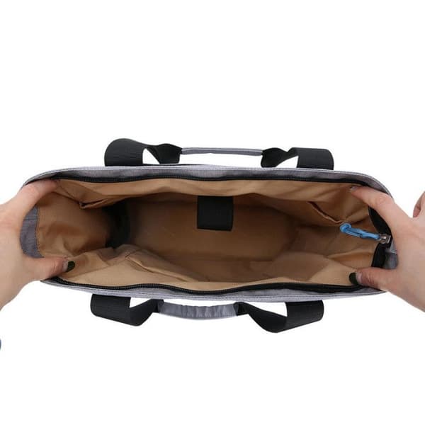 Bagsmart datorhandväska - Ljusgrå