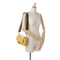 Miniatyrbillede 8 af 9: Pre-owned Fendi Sarah Coleman FF Canvas Fisheye  Baguette Satchel Yellow