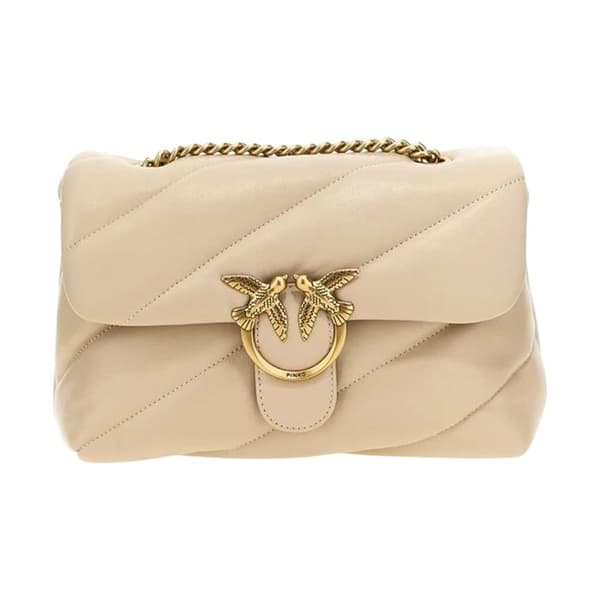 Handväska Pinko Love Puff Sheep Nappa - Beige - Beige
