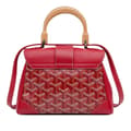 Miniatyrbilde 3 av 9: Pre-owned Goyard Mini Goyardine Saigon Souple Red