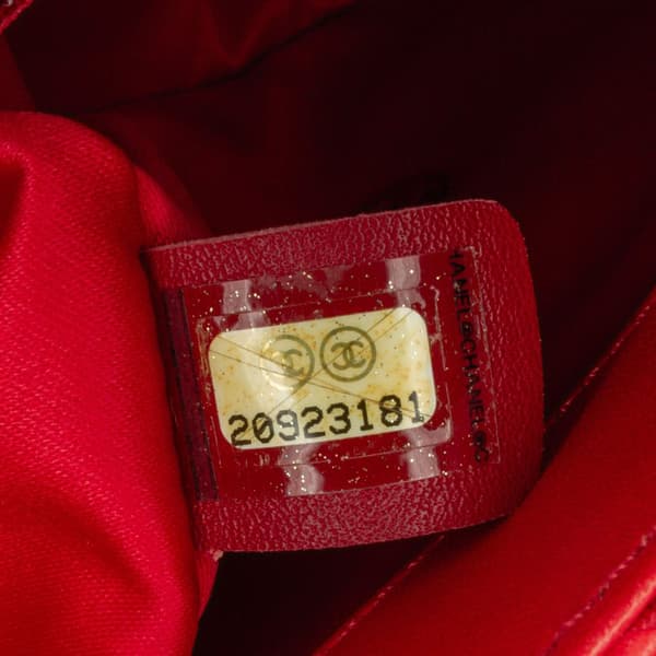 Pre-owned Chanel Medium Easy Carry Flap Satchel Red