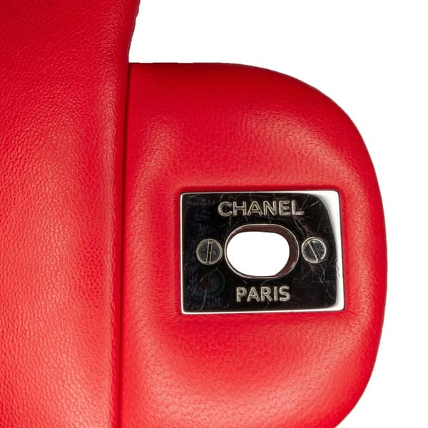 Pre-owned Chanel Medium Easy Carry Flap Satchel Red