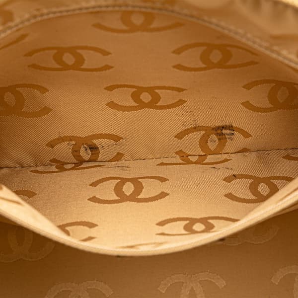 Pre-owned Chanel CC Wild Stitch Handbag Brown