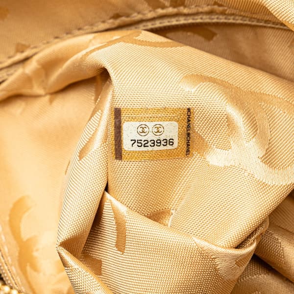 Pre-owned Chanel CC Wild Stitch Handbag Brown